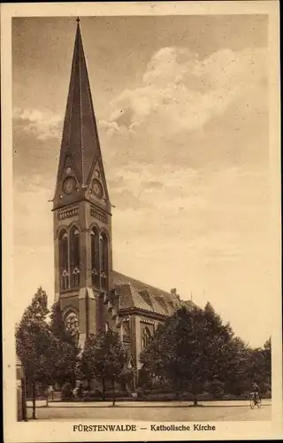 Ak Fürstenwalde an der Spree, Katholische Kirche