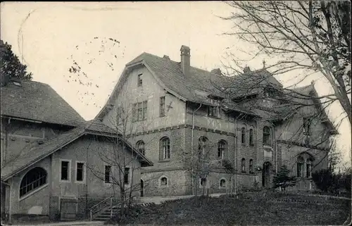 Ak Dresden Klotzsche Wilschdorf, Kuranstalt Glasewalds Ruhe, Hauptgebäude