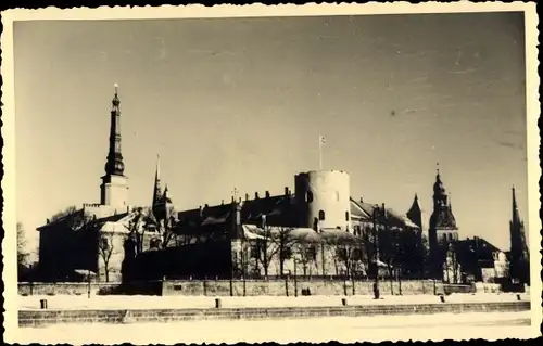 Foto Ak Riga Lettland, Teilansicht der Stadt