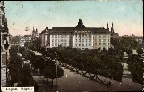 Ak Legnica Liegnitz Schlesien, Bilzplatz