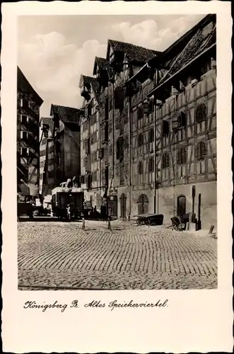 Ak Kaliningrad Königsberg Ostpreußen, Altes Speicherviertel