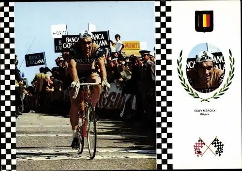 Ak Serie Ciclismo, Belgischer Radrennfahrer Eddy Merckx, Portrait