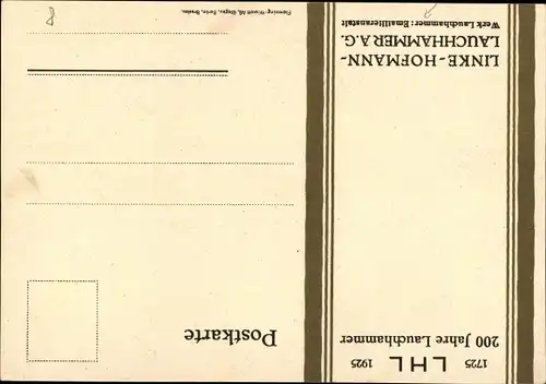 Ak Lauchhammer in der Niederlausitz, Linke Hofmann Lauchhammer AG, 200 Jahrfeier der Stadt