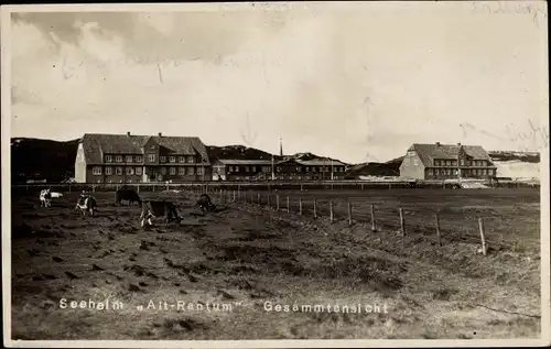 Foto Ak Rantum auf Sylt, Blick zum Seeheim Alt Rantum