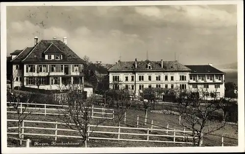 Ak Horgen Kanton Zürich, Krankenhäuser