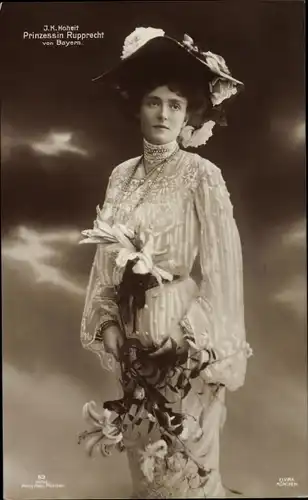 Ak Prinzessin Rupprecht von Bayern Wittelsbach, Prinzessin Marie Gabriele in Bayern