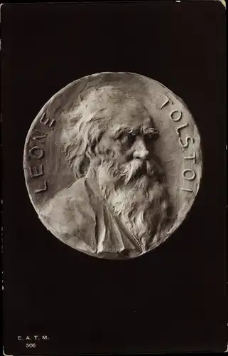 Ak Lew Nikolajewitsch Tolstoi, russischer Schriftsteller, Portrait