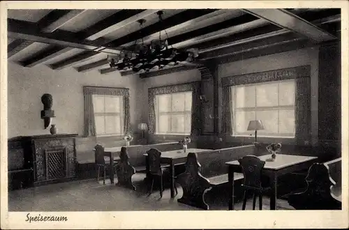 Ak Oberhof im Thüringer Wald, Haus der Stadt Erfurt, Erholungsheim der Gefolgschaft der Stadt