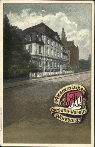 Studentika Ak Würzburg am Main Unterfranken, Akademischer Gesang Verein
