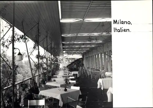 Foto Milano Mailand Lombardia, Terrasse, Gastwirtschaft