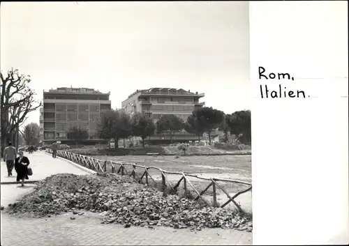 Foto Roma Rom Lazio, Straßenpartie, Gebäude, Trümmer