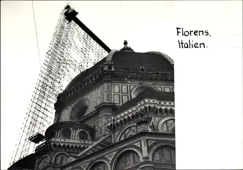 Foto Firenze Florenz Toscana, Santa Maria del Fiore, Kathedrale, Baugerüst
