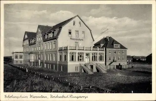 Ak Nordseebad Wangerooge in Ostfriesland, Erholungsheim Meeresstern