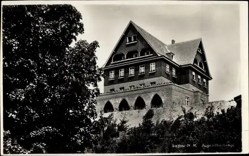 Ak Łagów Powiat Świebodziński Lagow Neumark Ostbrandenburg, Jugendherberge