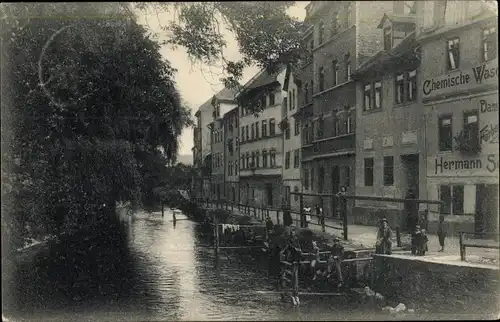 Ak Jena in Thüringen, Gerbergasse, Chemische Wäscherei