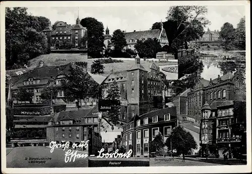 Ak Borbeck Essen im Ruhrgebiet, Park, Schloss, St, Dionysiuskirche, Teich