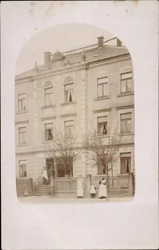 Foto Ak Heidenau in Sachsen, Hauptstraße 20, Fleischerei Martin Richter