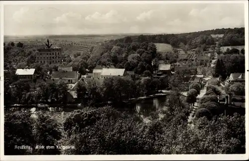 Ak Neuzelle in Brandenburg, Blick vom Kirchturm auf den Ort