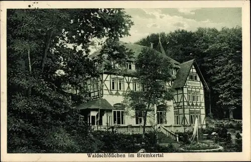 Ak Bremke Gleichen Landkreis Göttingen, Waldschlösschen im Bremkertal