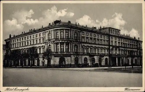Ak Warszawa Warschau Polen, Hotel Europejski