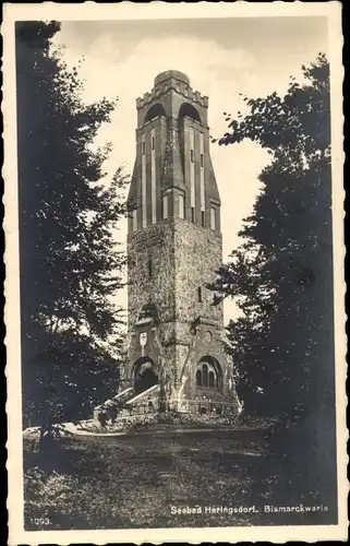Ak Ostseebad Heringsdorf auf Usedom, Bismarckwarte