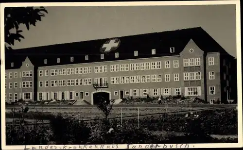 Foto Ak Sanderbusch Sande in Friesland, Landes Krankenhaus