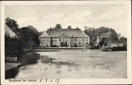 Ak Gettorf in Schleswig Holstein, Herrenhaus Borghorst