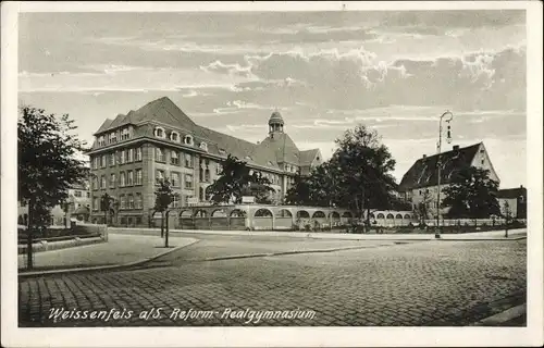 Ak Weißenfels an der Saale, Reform Realgymnasium