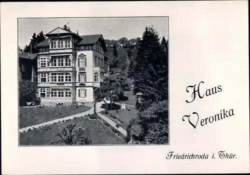 Ak Friedrichroda im Thüringer Wald, Haus Veronika
