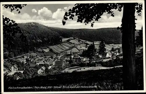 Ak Kleinschmalkalden Floh Seligenthal Thüringen, Blick nach der Hohen Warte