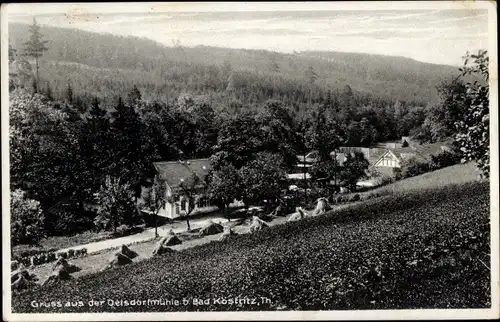 Ak Bad Köstritz in Thüringen, Ausflugsort Oelsdorfmühle