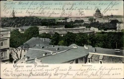 Litho Potsdam in Brandenburg, Stadtpanorama