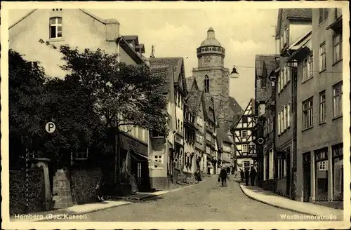 Ak Homberg an der Efze in Hessen, Westheimer Straße