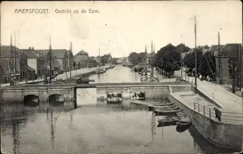 Ak Amersfoort Utrecht Niederlande, Gezicht op dem Eem