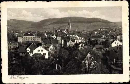 Ak Reutlingen in Württemberg, Panorama des Ortes