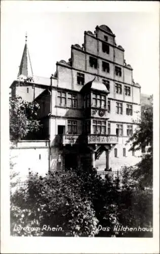 Foto Ak Lorch im Rheingau Hessen, das Hilchenhaus