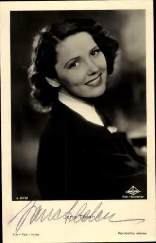 Ak Schauspielerin Jane Tilden, Portrait, Autogramm
