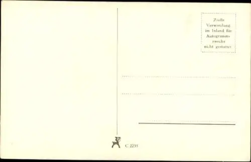 Ak Schauspieler und Bergsteiger Luis Trenker, Portrait, Autogramm