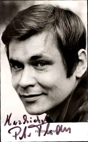 Ak Schauspieler Peter Thom, Portrait, Autogramm