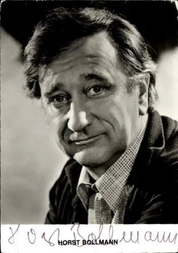 Ak Schauspieler Horst Bollmann, Portrait, Autogramm