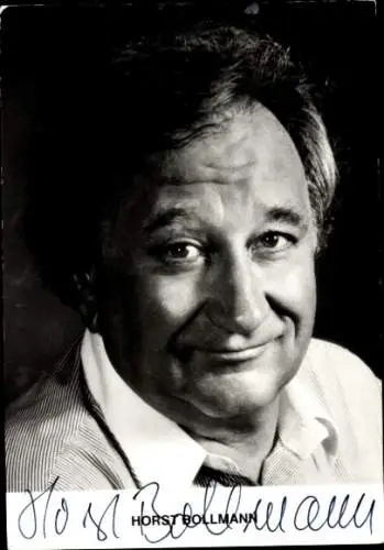 Ak Schauspieler Horst Bollmann, Portrait, Autogramm