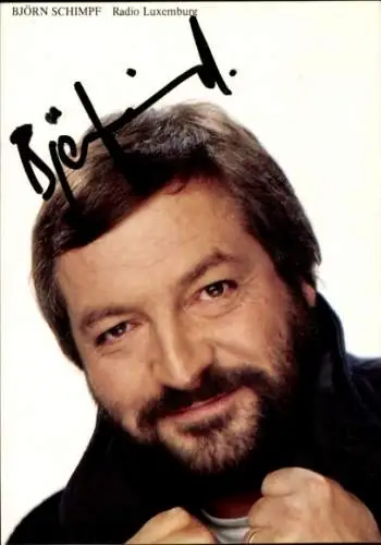 Ak Schauspieler Björn Schimpf, Portrait, Radio Luxemburg, Autogramm