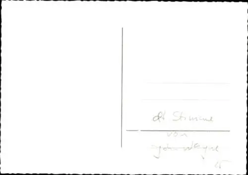 Ak Schauspieler Arnold Marquis, Synchronsprecher John Wayne, Portrait, Autogramm