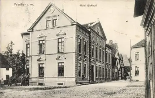 Ak Werther in Westfalen, Hotel Eickhoff