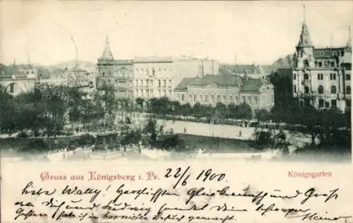 Ak Kaliningrad Königsberg Ostpreußen, Königsgarten