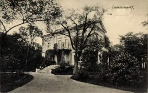 Ak Gęstowice Tammendorf Westpreußen, Villa