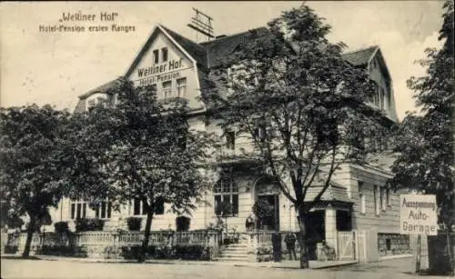 Ak Bad Berka in Thüringen, Hotel Wettiner Hof