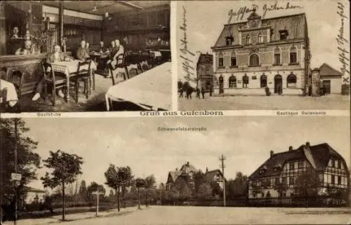 Ak Guteborn Ponitz Thüringen, Gasthaus Gutenborn, Zum Guten Born, Schwanefelder Straße