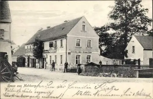 Ak Hohburg Lossatal in Sachsen, Gasthof