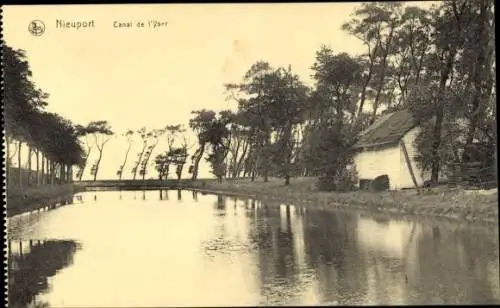 Ak Nieuwpoort Westflandern, Yser-Kanal